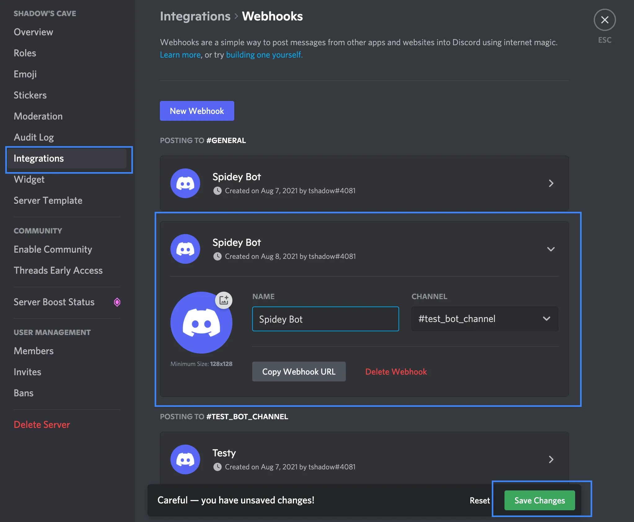 Discord Integrations